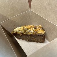 Sticky Pear & Ginger slice to take-away    at Hangin' Pizzeria in Betws-y-coed