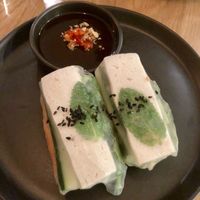 Tofu rice paper rolls at Jimmy Wah's in Burleigh Heads