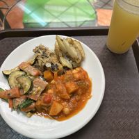 Potatoes, veggies and beans  at Rey Sol in Guatemala City