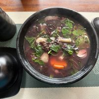 Vegetable soup   at Bodhi - Bo Den Duyen in Dong Hoi