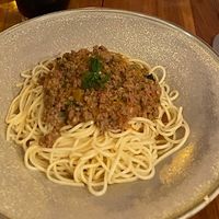 Vegan spaghetti bolognese   at Maria Do Carmo in Lisbon