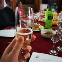 Vegan prosecco at Vegan Tipples in Edinburgh