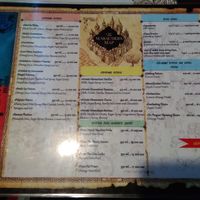 Drinks Menu page 1 at Potter Mania in Tashkent