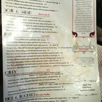 Menu as of Feb 24, 2019 at Songkran Thai Kitchen in Houston