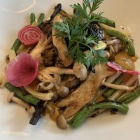 Vegan plate  at Xochi in Houston