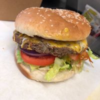 Impossible burger  at Melrose Bite (Kosher LA) in Los Angeles