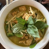 Green curry with white jasmine rice   at Sawasdee Thai Cuisine in Hershey