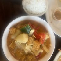 Masaman curry. I added bell peppers and tofu   at Sawasdee Thai Cuisine in Hershey