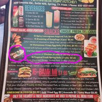 Can add tofu to the fresh spring rolls at Bay Fusion in Spring