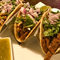 Street Tacos: Seitan Asada, Jackfruit Chicken at Madre Tierra in Upland