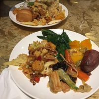 A plate I made at Good Vegetarian in Shenzhen