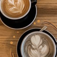 Black Latte  at Bohemian Kids Café in Leipzig