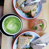 Praag sandwich 💚 at Bohemian Kids Café in Leipzig