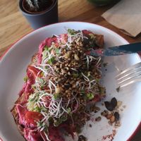 Avocado sandwich at Bohemian Kids Café in Leipzig