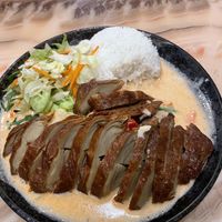 Thai Curry & Vegan Duck  at Asia Bistro & Supermarkt in Leipzig