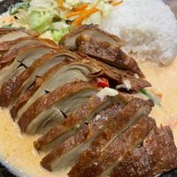 Thai Curry & Vegan Duck  at Asia Bistro & Supermarkt in Leipzig