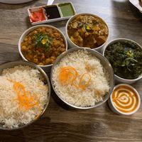3 vegan dishes no oil upon request  at Tikka Indian Cuisine in Venice