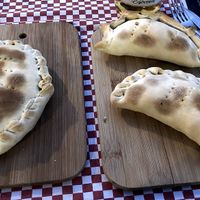 Empanadas - more like calzones at Mezzaluna in Loreto