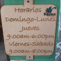 Horario nuevo at Hojarasca Cultura Organica in El Carmen De Viboral