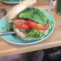 Avocado bagel  at Bagels & Beans in Roermond