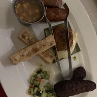 Various Vegan Proteins… LOVED the “fish cake"  at Walt Disney World - Sebastian's Bistro in Lake Buena Vista