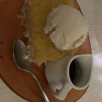 Vegan Coconutj Pineapple Bread Pudding! WOW!   at Walt Disney World - Sebastian's Bistro in Lake Buena Vista