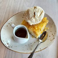 Coconut-Pineapple Bread Pudding at Walt Disney World - Sebastian's Bistro in Lake Buena Vista