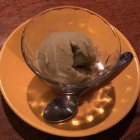 vegan avocado gelato.  WOW at Cafe Organico in Montezuma