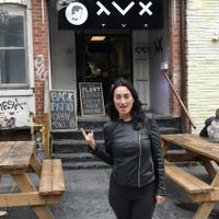 Front of restaurant at TVX in Toronto