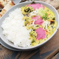 Vegan butter Chicken at TVX in Toronto