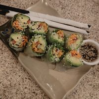 Namaste Spring Rolls at Sano Banano in Montezuma