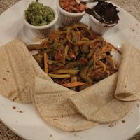 Vegan Fajitas at Sano Banano in Montezuma
