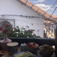 Breakfast with a view! at L'atelier Café Concept in Cusco