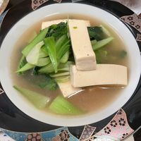 Stir-fry veggies with tofu - the broth is really nice  at Marichou-K in Kanazawa