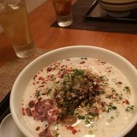 Soymilk ramen with Glassnoodles at Marichou-K in Kanazawa