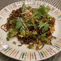 Hot spicy fried noodles at Marichou-K in Kanazawa