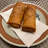 Spring rolls (really delicious!!!) at Marichou-K in Kanazawa