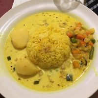 Vegetarian curry (vegan) at Sri Lanka in Kumamoto