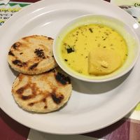 Roti with potato curry at Sri Lanka in Kumamoto
