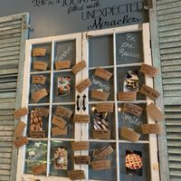 Pay it forward wall with random acts of kindness at Sweet Obsessions in Poughkeepsie