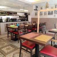 Interior (during corona) at La Bohème in Biel