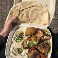 take away mezze  at La Bohème in Biel