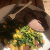 Delicious vegan food  at Karma Cafe in Palolem