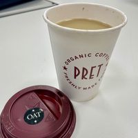 Vegan Chai Latte with Oat Milk  at Pret A Manger - Trafalgar Square in London