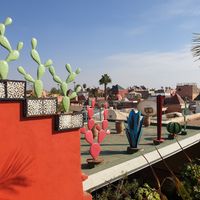 Rooftop at Koulchi Zine in Marrakech