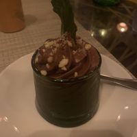 Vegan mousse au chocolate  at Koulchi Zine in Marrakech