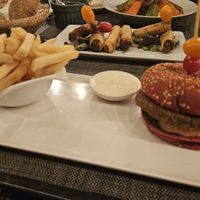 Vegan Burger at Koulchi Zine in Marrakech