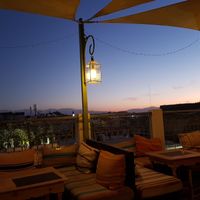 Rooftop terrace view at Koulchi Zine in Marrakech