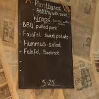 Plant based options  at Caffè No 3 @ Home in Durham
