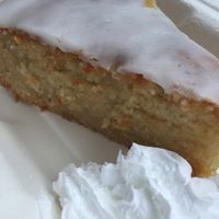 Pineapple cake at Caffè No 3 @ Home in Durham